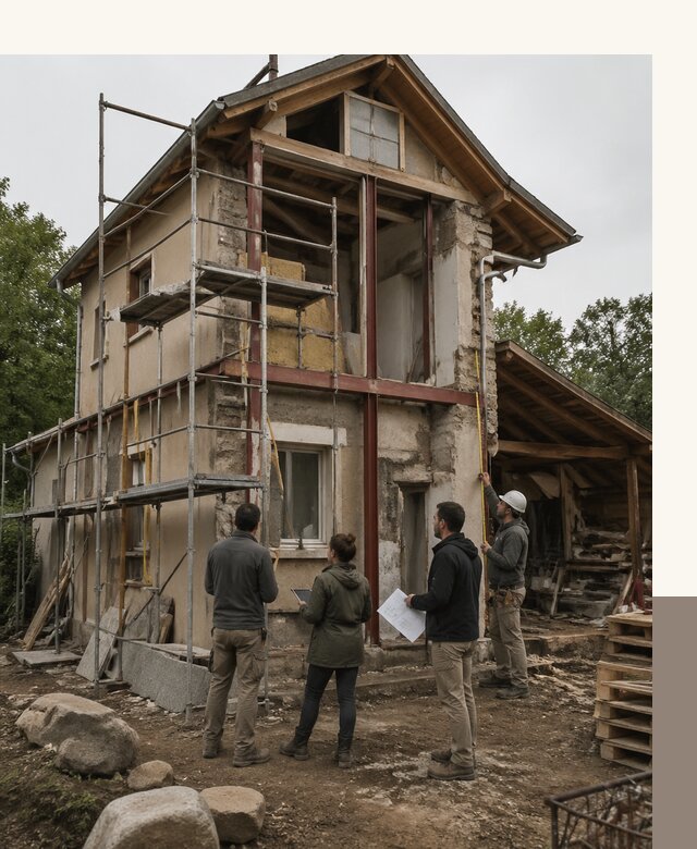 Реконструкция загородного дома под ключ в Пятигорске от бюро