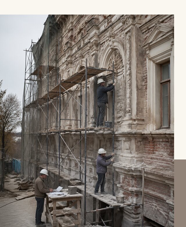 Реставрация объектов культурного наследия под ключ в Пятигорске